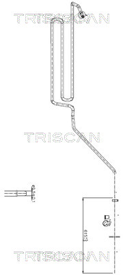 Triscan Hydraulische slang, besturing 8516 16013