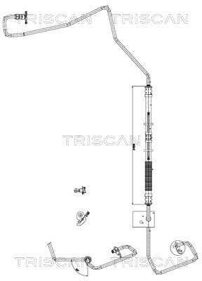 Triscan Hydraulische slang, besturing 8516 16028