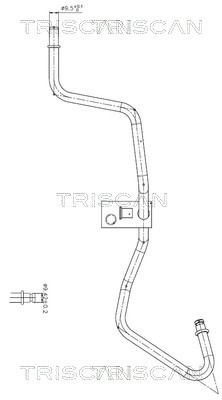 Triscan Hydraulische slang, besturing 8516 16040