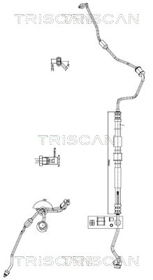 Triscan Hydraulische slang, besturing 8516 18001