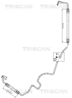 Triscan Hydraulische slang, besturing 8516 24001