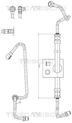Triscan Hydraulische slang, besturing 8516 27003