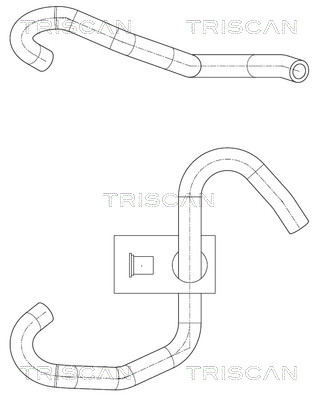 Triscan Hydraulische slang, besturing 8516 27006