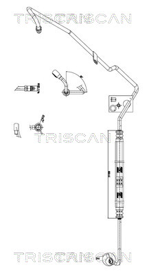 Triscan Hydraulische slang, besturing 8516 29053