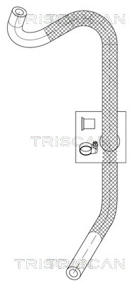 Triscan Hydraulische slang, besturing 8516 29063