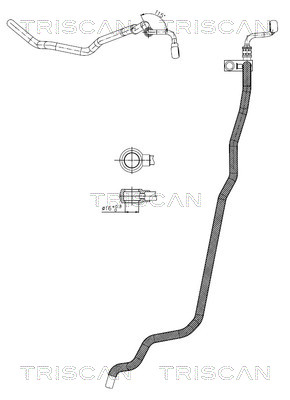 Triscan Hydraulische slang, besturing 8516 29089