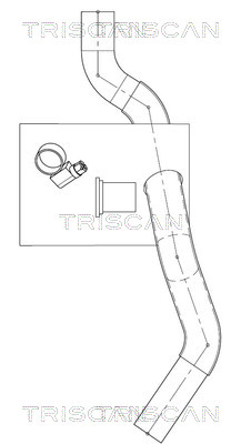 Triscan Hydraulische slang, besturing 8516 29093