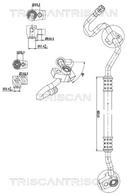Triscan Airco hogedrukschakelaar 9010 16049