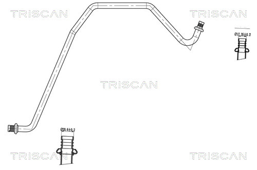 Triscan Hoge druk- / lage drukleiding, airconditioning 9010 16075