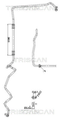 Triscan Hoge druk- / lage drukleiding, airconditioning 9010 23014