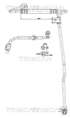 Triscan Hoge druk- / lage drukleiding, airconditioning 9010 24006
