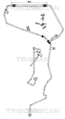 Triscan Hoge druk- / lage drukleiding, airconditioning 9010 25030