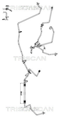 Triscan Hoge druk- / lage drukleiding, airconditioning 9010 25053