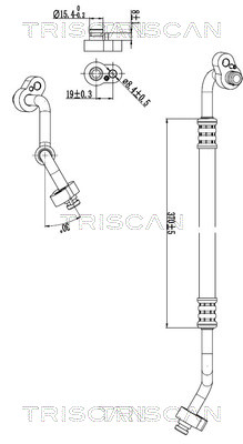 Triscan Hoge druk- / lage drukleiding, airconditioning 9010 29012