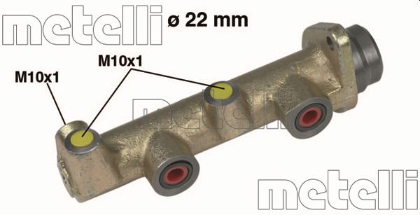 Metelli Hoofdremcilinder 05-0134