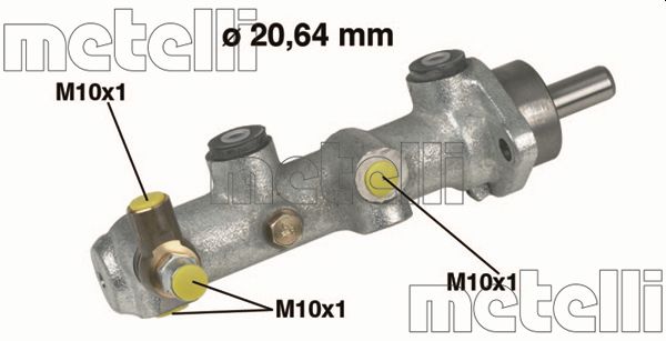 Metelli Hoofdremcilinder 05-0154