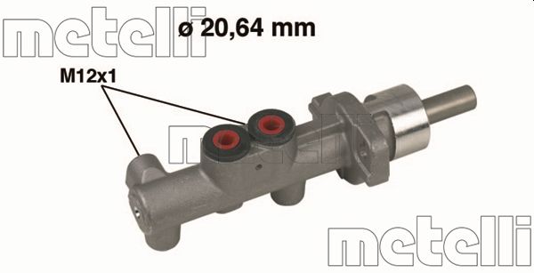 Metelli Hoofdremcilinder 05-0400