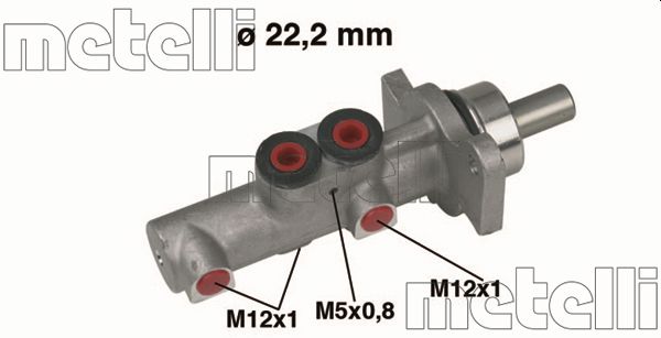 Metelli Hoofdremcilinder 05-0437