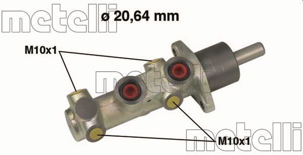 Metelli Hoofdremcilinder 05-0525