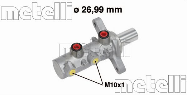 Metelli Hoofdremcilinder 05-0728