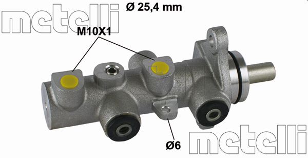 Metelli Hoofdremcilinder 05-0789