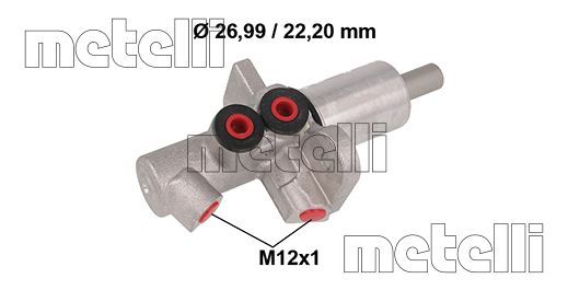 Metelli Hoofdremcilinder 05-0877