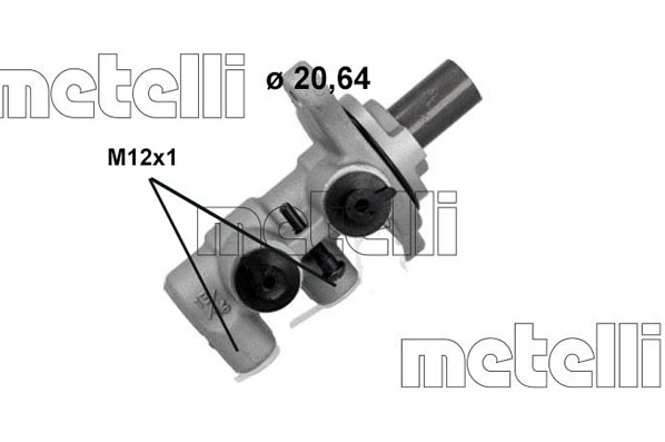 Metelli Hoofdremcilinder 05-1241