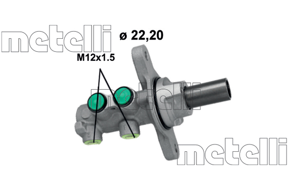 Metelli Hoofdremcilinder 05-1264