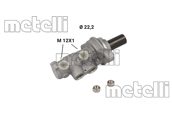 Metelli Hoofdremcilinder 05-1280