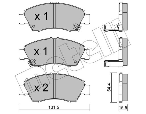 Metelli Remblokset 22-0138-0