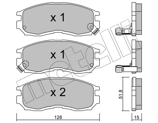 Metelli Remblokset 22-0224-0