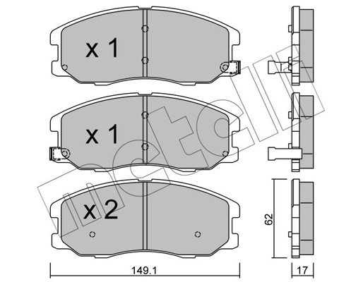 Metelli Remblokset 22-0778-0