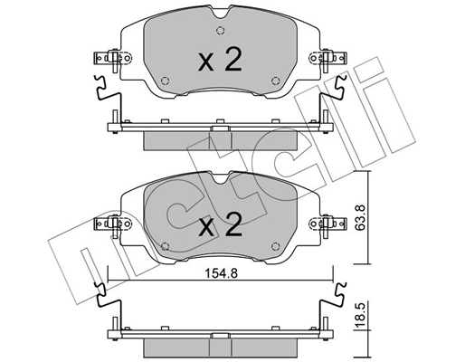 Metelli Remblokset 22-1350-0