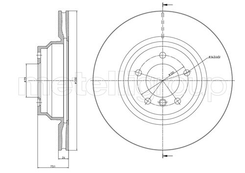Metelli Remschijven 23-0872C
