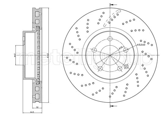 Metelli Remschijven 23-1459FC