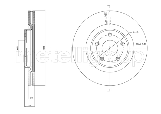 Metelli Remschijven 23-1783C