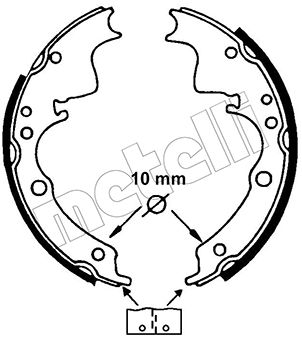 Metelli Remschoen set 53-0109