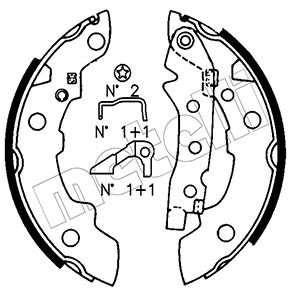 Metelli Remschoen set 53-0623K