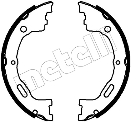 Metelli Remschoenset, parkeerrem 53-0778