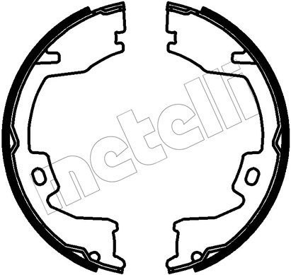 Metelli Remschoenset, parkeerrem 53-0779