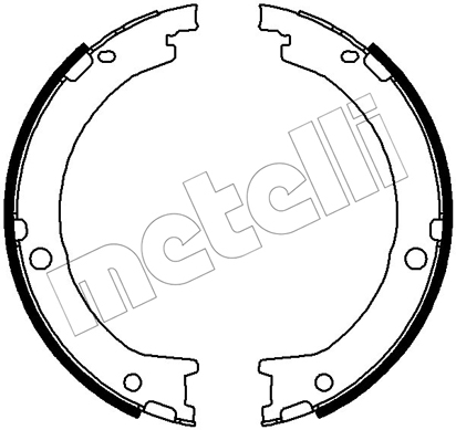 Metelli Remschoenset, parkeerrem 53-0783