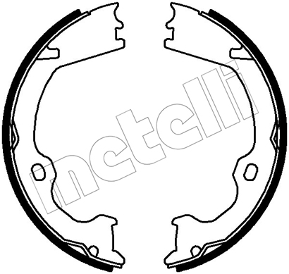 Metelli Remschoenset, parkeerrem 53-0784