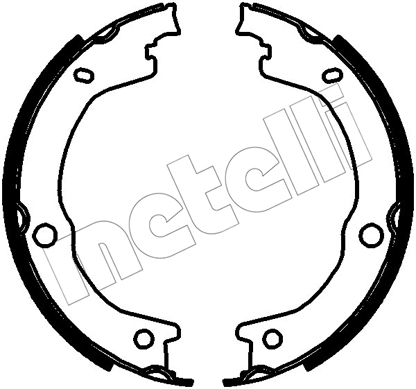 Metelli Remschoenset, parkeerrem 53-0788