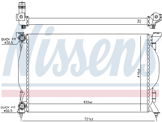Nissens Radiateur 60304A