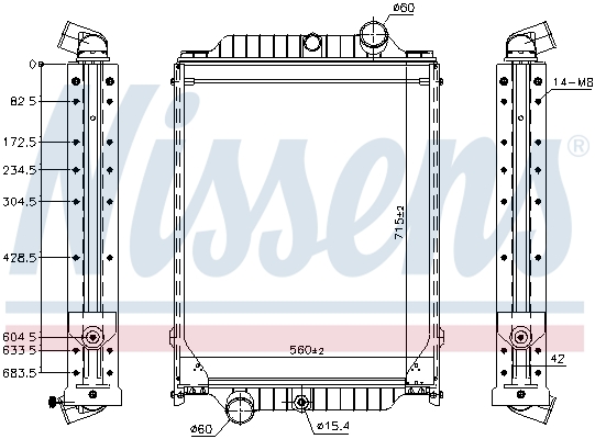 Nissens Radiateur 606366