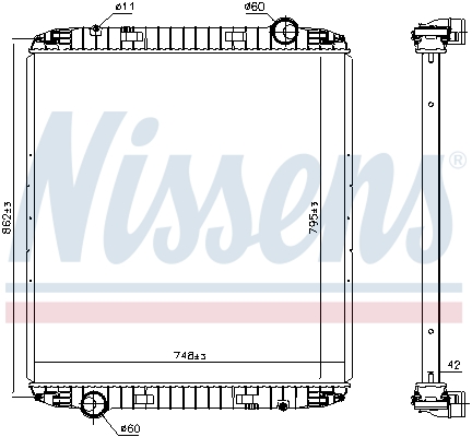 Nissens Radiateur 6063730