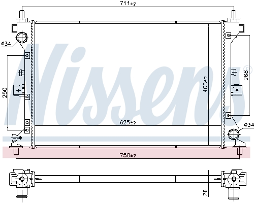 Nissens Radiateur 606383