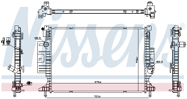 Nissens Radiateur 606387