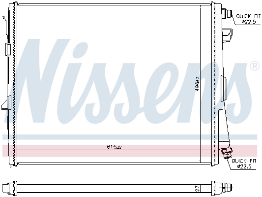 Nissens Radiateur 606784