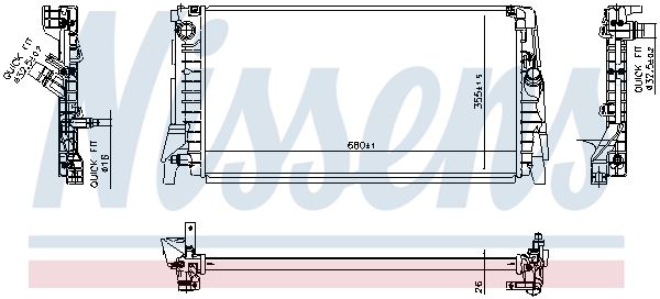 Nissens Radiateur 606812